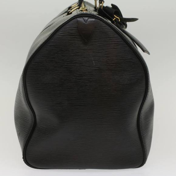 LOUIS VUITTON Epi Keepall 50 Boston Bag Black M42962 LV Auth 51559 - Picture 4 of 16